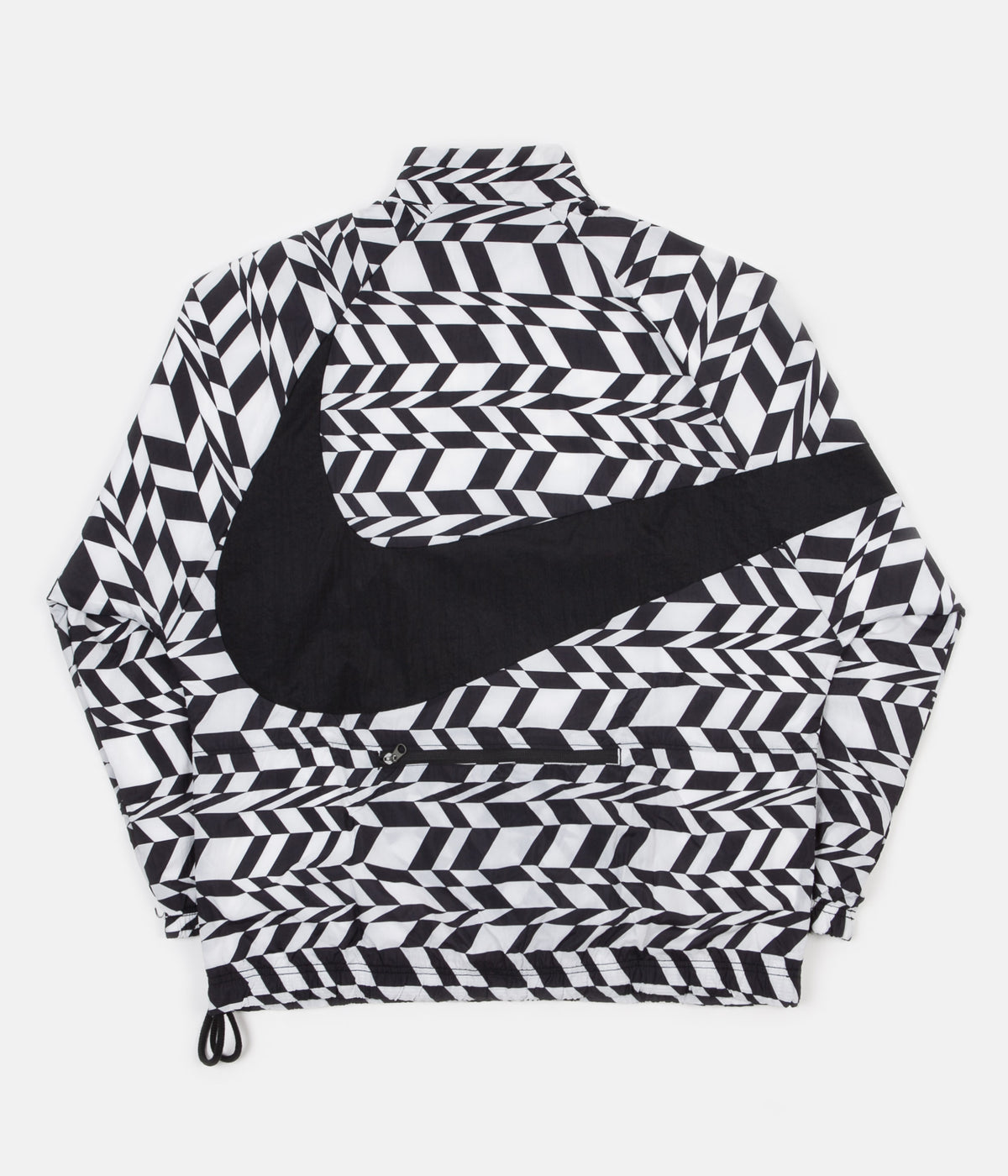 Influencia muelle básico Nike AOP VW Swoosh Woven Half Zip Jacket - White / Black / Black | Always  in Colour