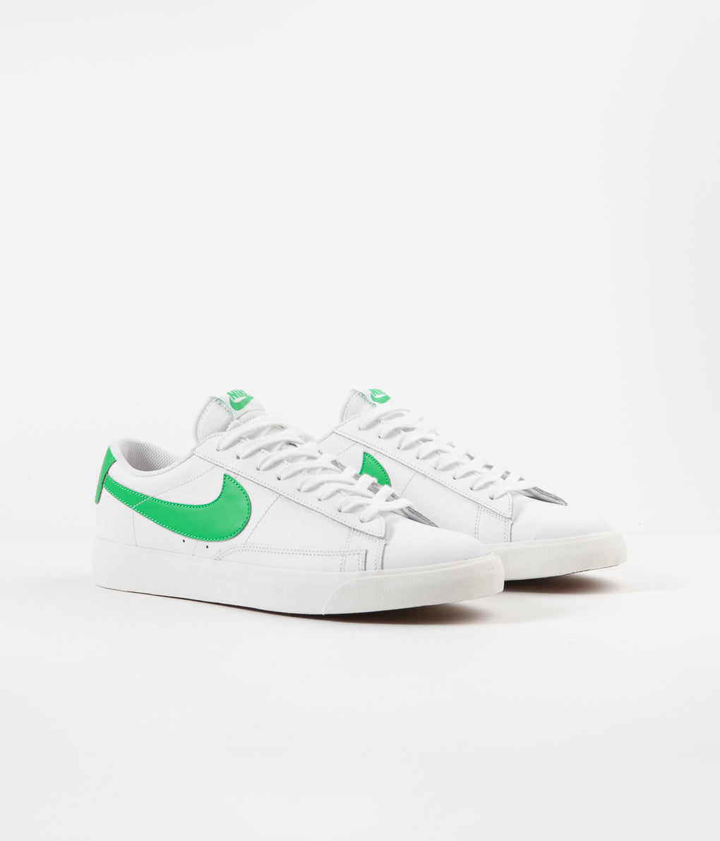 nike blazer low green spark