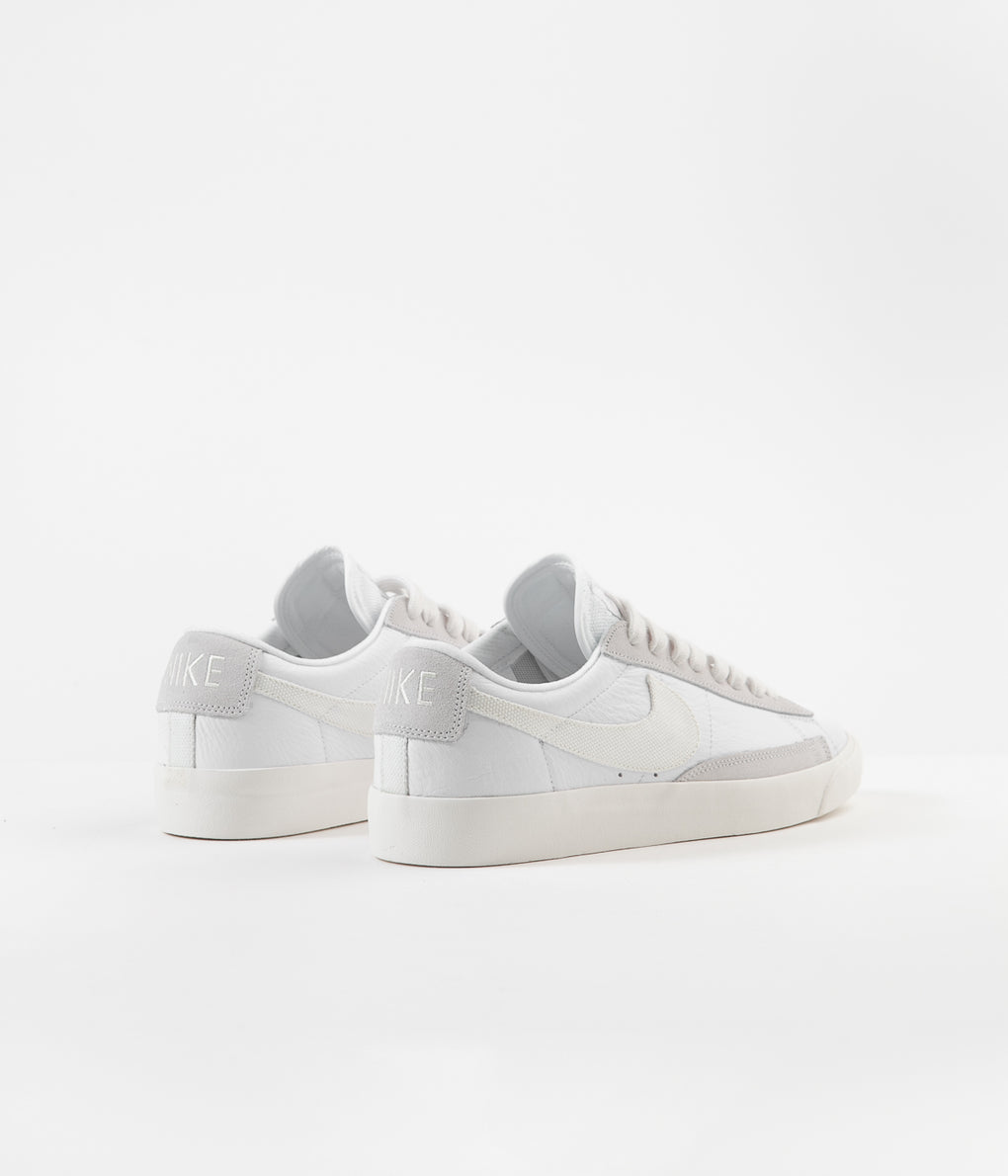 Nike Blazer Low Leather Shoes - White / Sail - Platinum Tint | Always ...