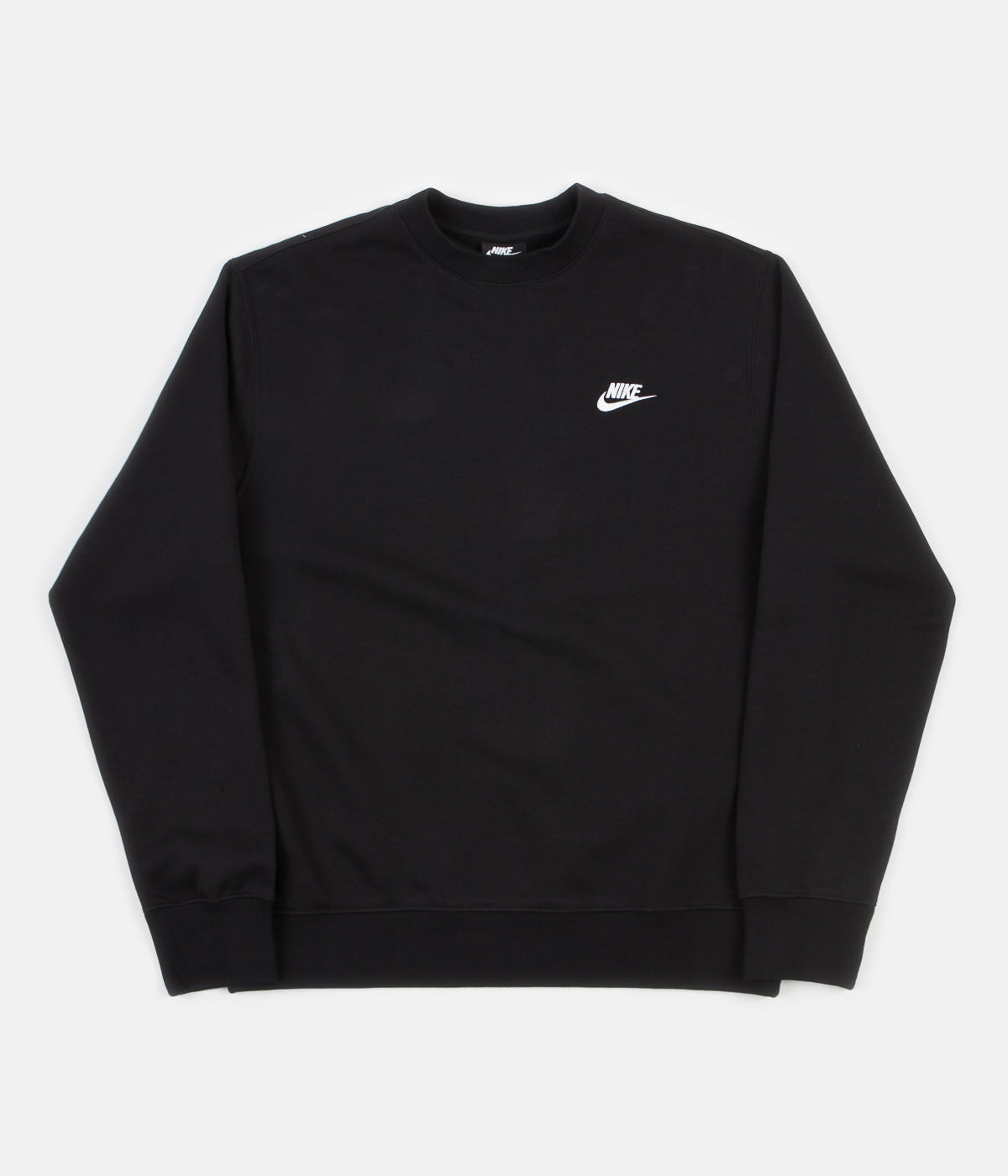 Nike Club Crewneck Sweatshirt - Black / White | Always in Colour