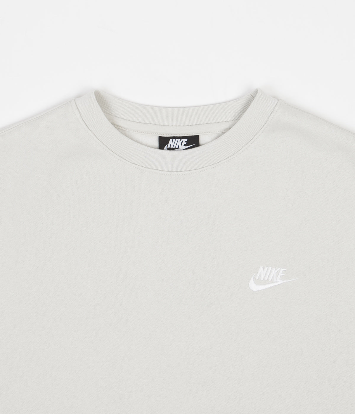 white crew neck nike