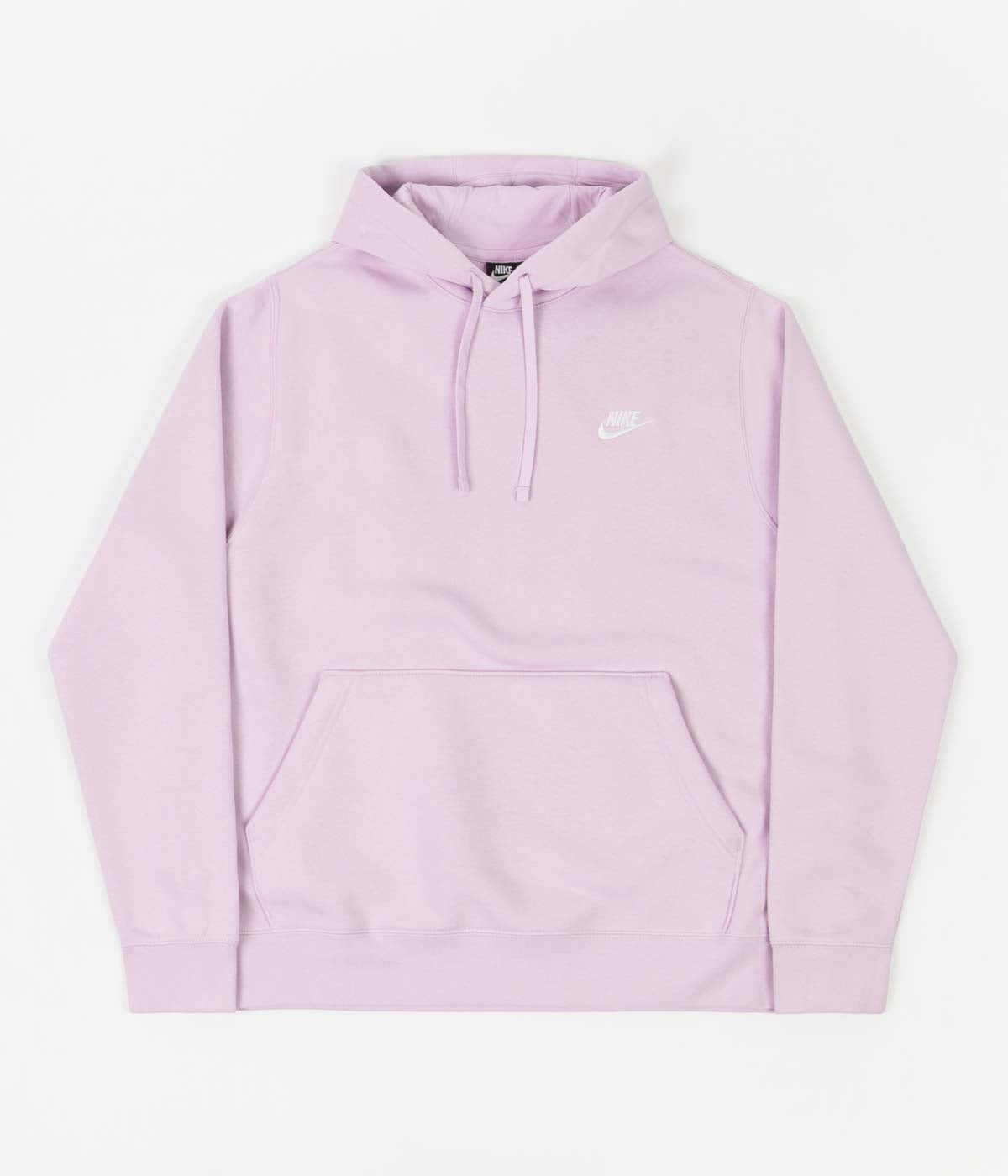 Nike Club Fleece Hoodie - Iced Lilac / Iced Lilac / White | Always in ...