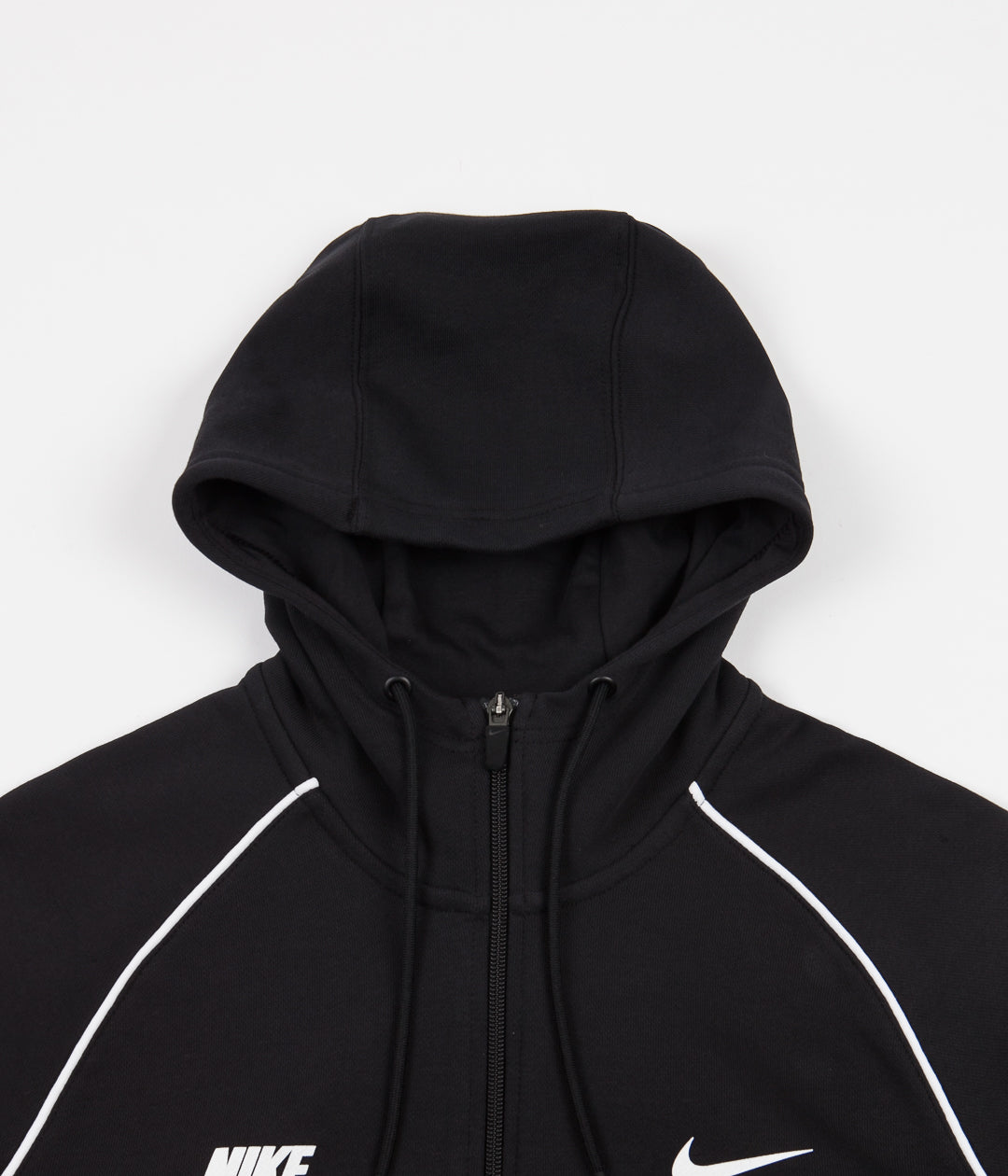 black nike zip up jacket