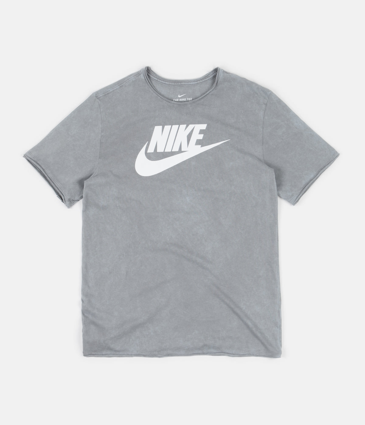 grey and white nike t shirt