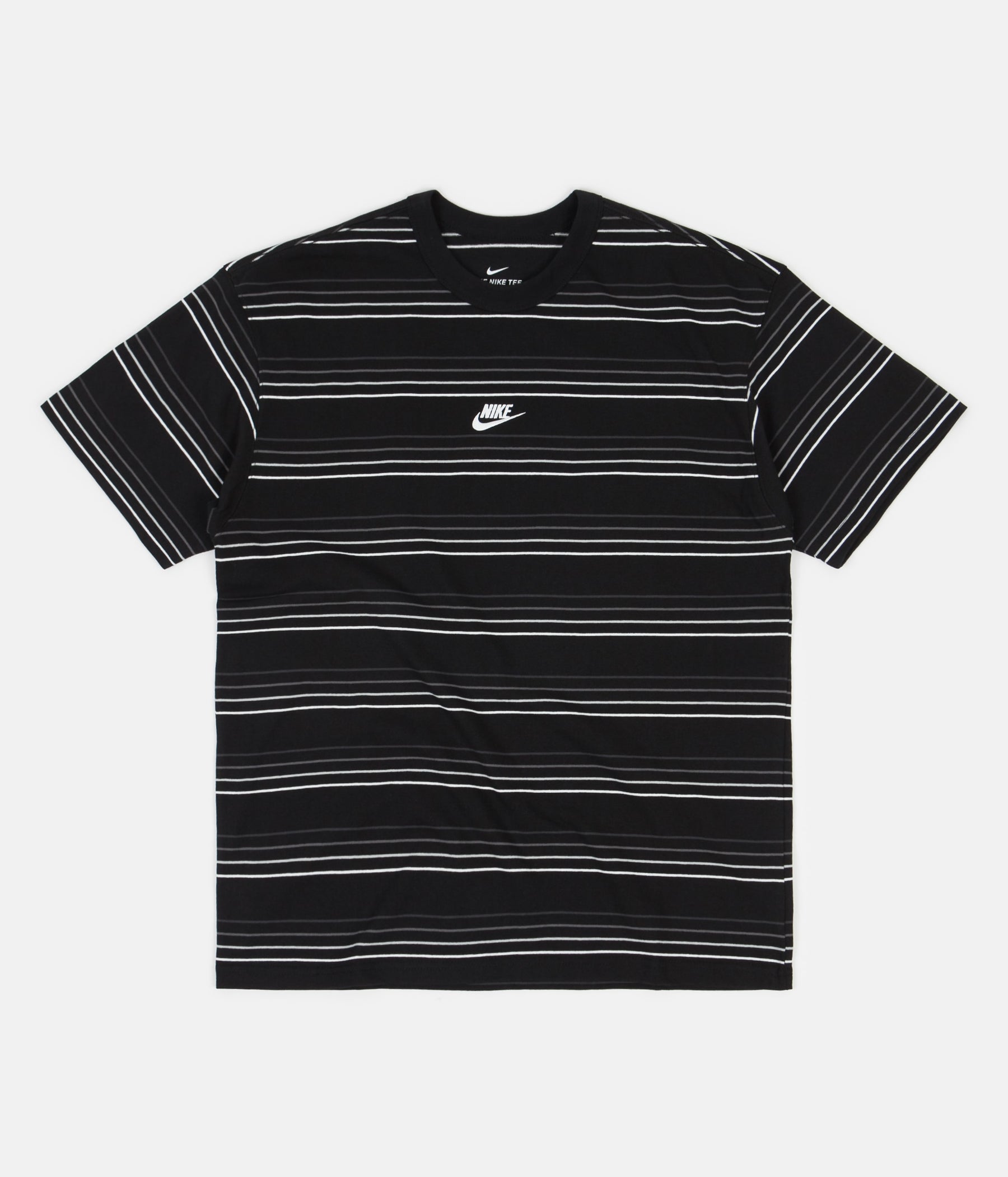 Nike Premium Essential Striped T-Shirt - Black | Always in Colour