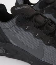 Nike React Element 55 Se Shoes Black Dark Grey Always In Colour