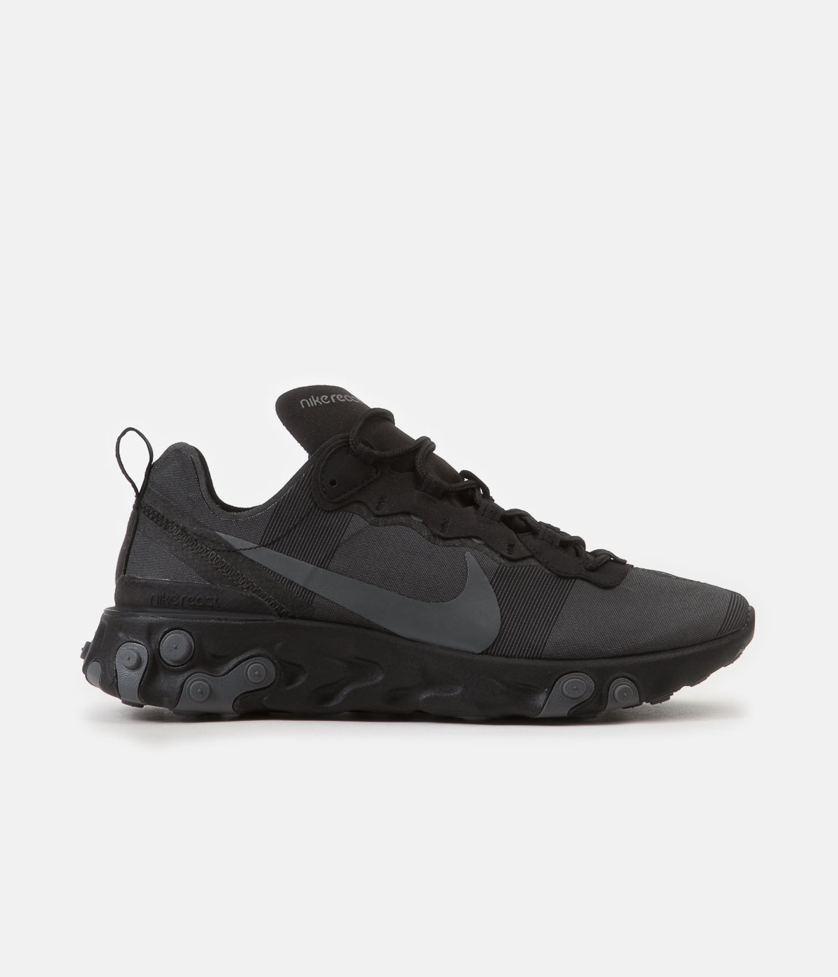 nike react black grey