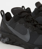 Nike React Element 55 Shoes Black Dark Grey Always In Colour