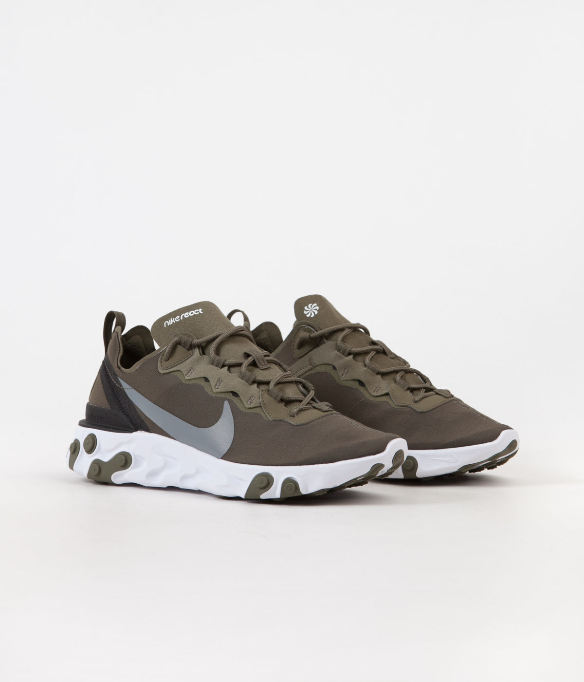 nike react element 55 (medium olive 