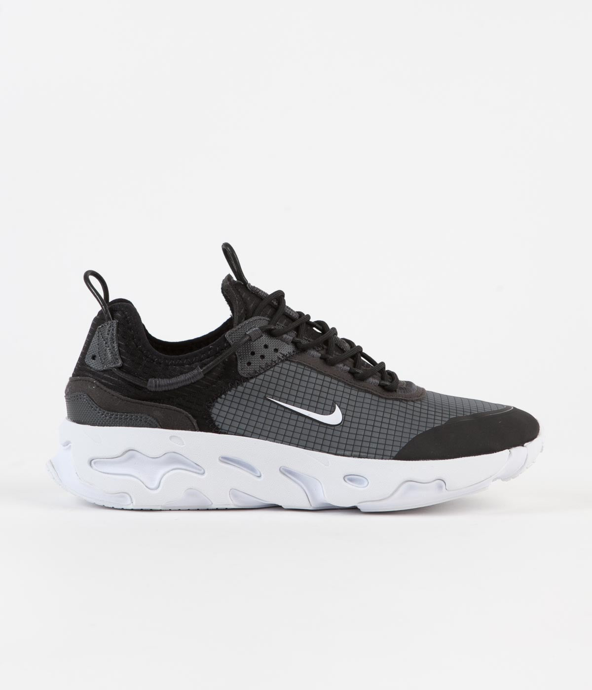 Nike React Live Shoes - Black / White - Dark Smoke Grey | Always in Colour