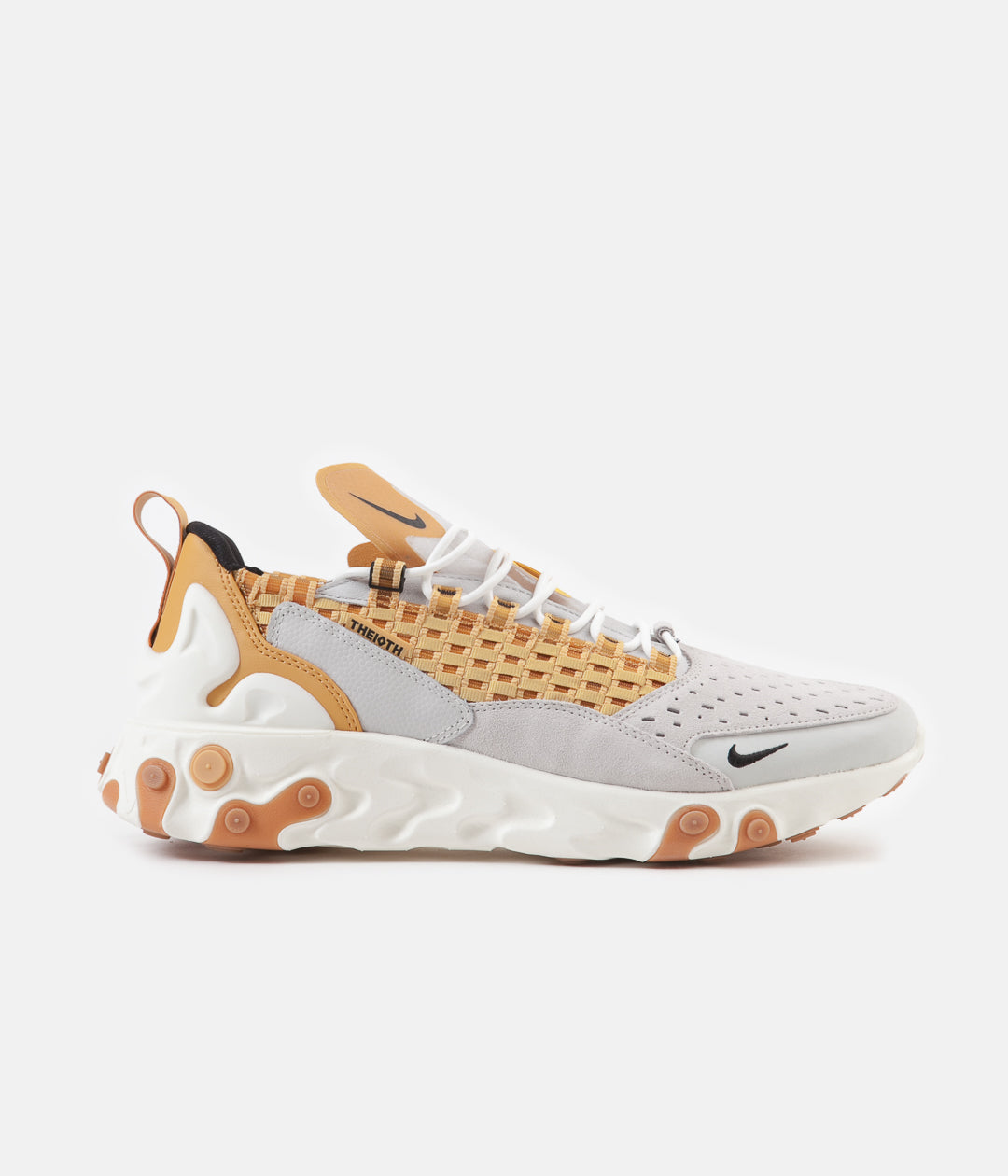 nike react sertu grey black & honeycomb