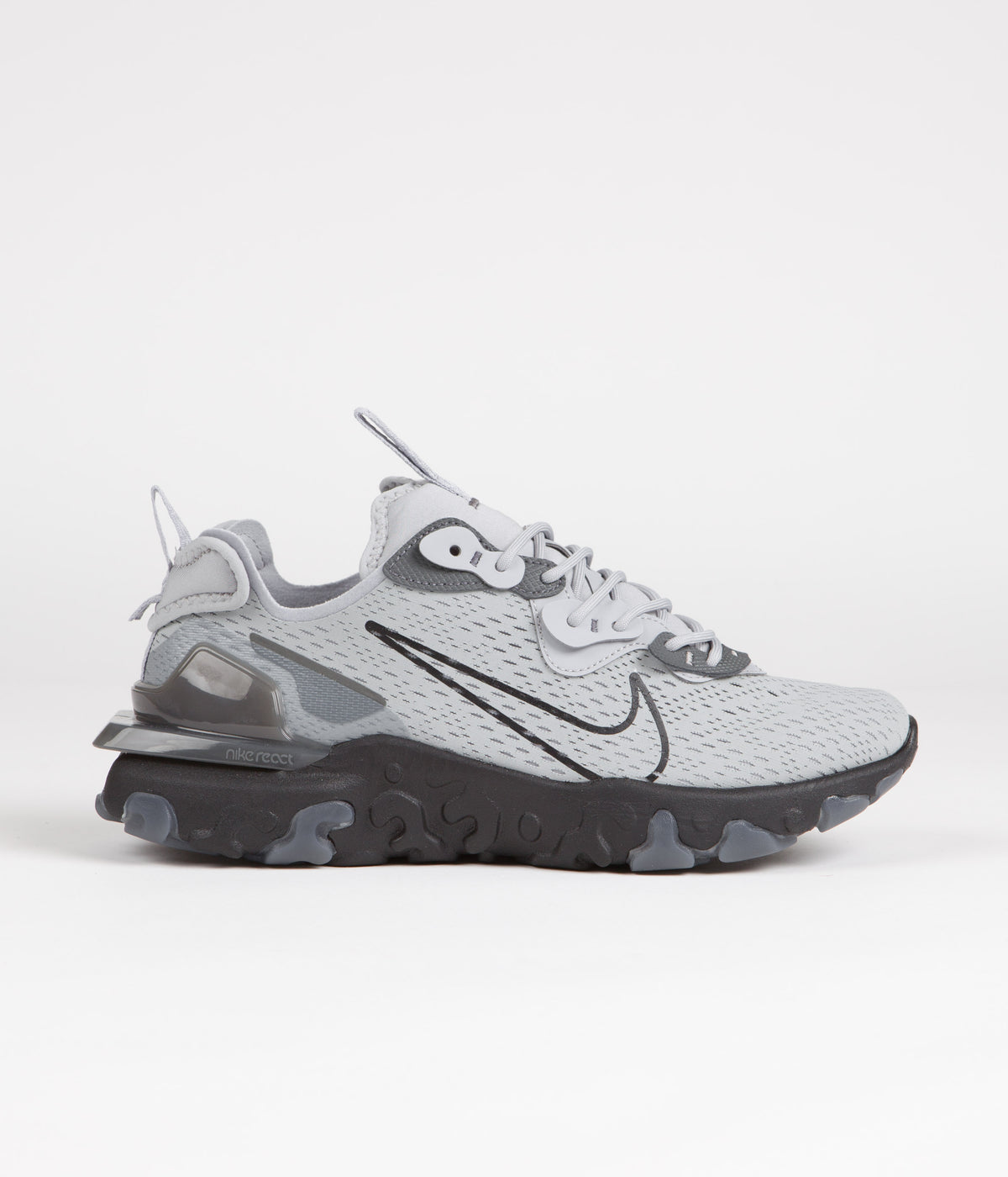Nike React Vision Shoes - Wolf Grey / Black - Iron Grey | Always in Colour