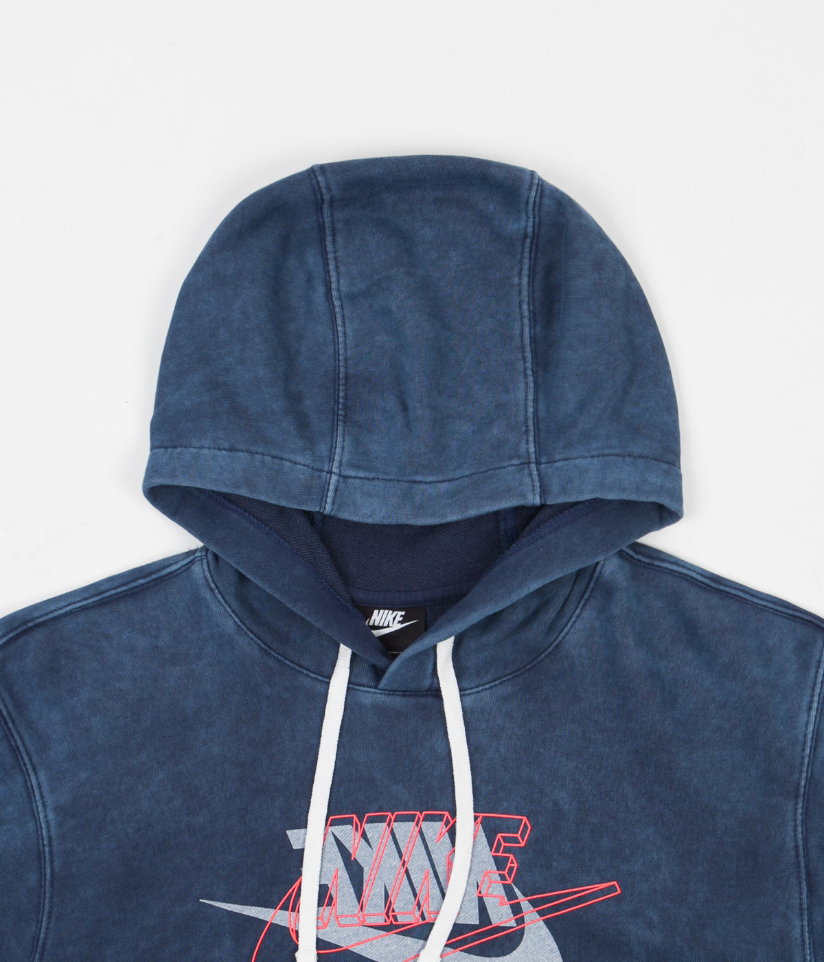 Nike Retro Hoodie - Midnight Navy / Bright Crimson | Always in Colour