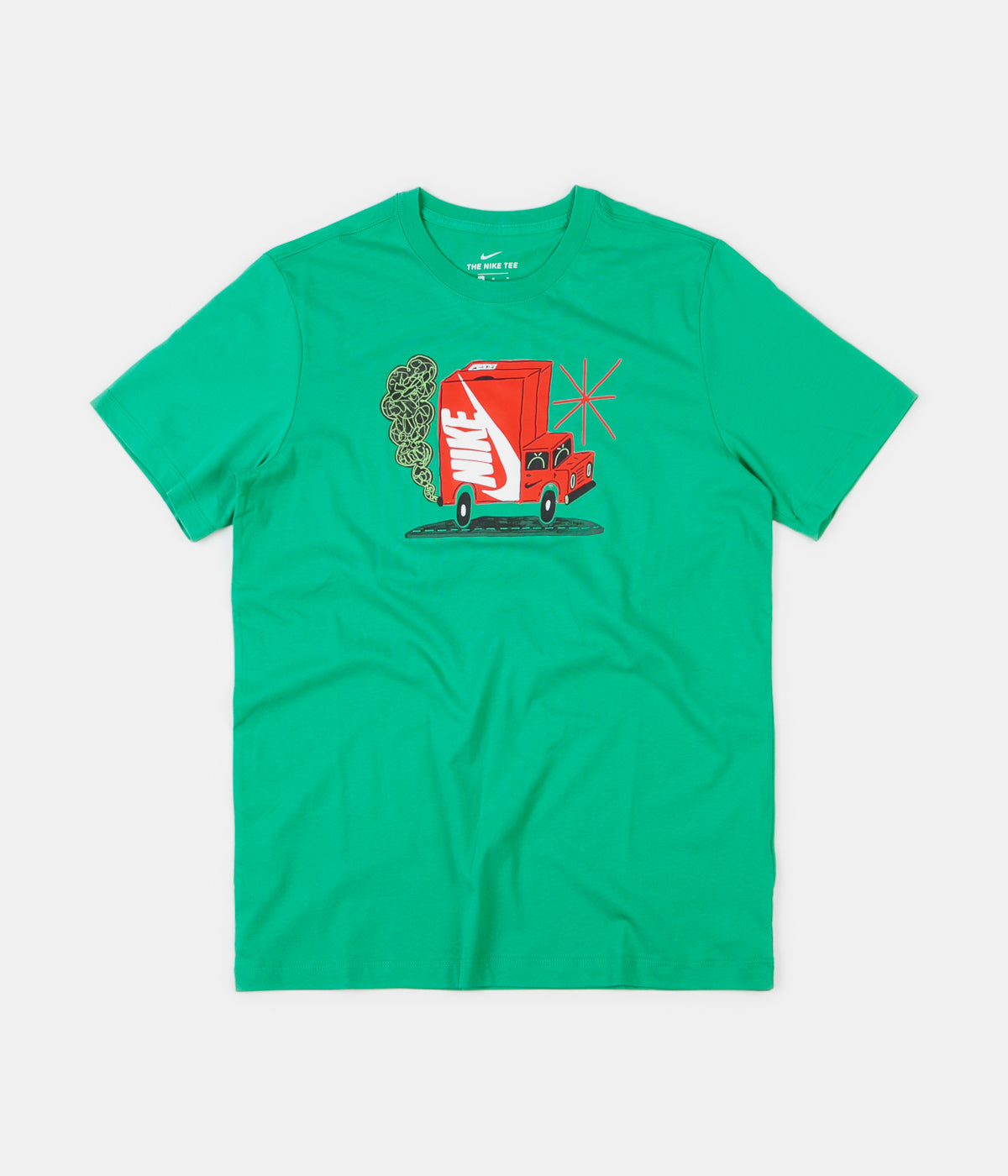 kinetic green nike shirt