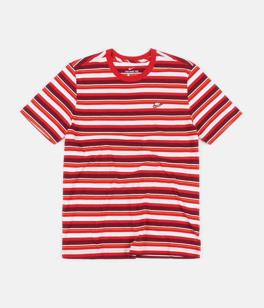 Nike Stripe T-Shirt - University Red | Always in Colour