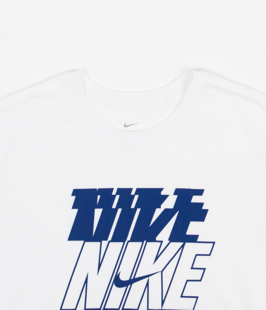 Nike Swoosh Block 12MO T-Shirt - White / Game Royal | Always in Colour