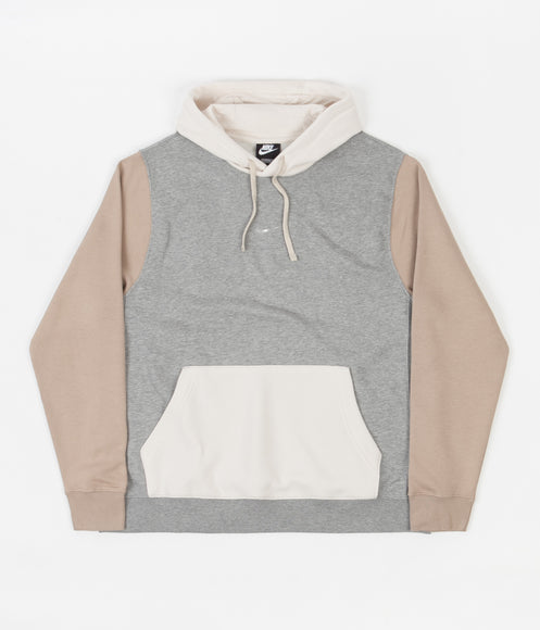 Nike Swoosh Hoodie - Dark Grey Heather / Khaki | Always in Colour