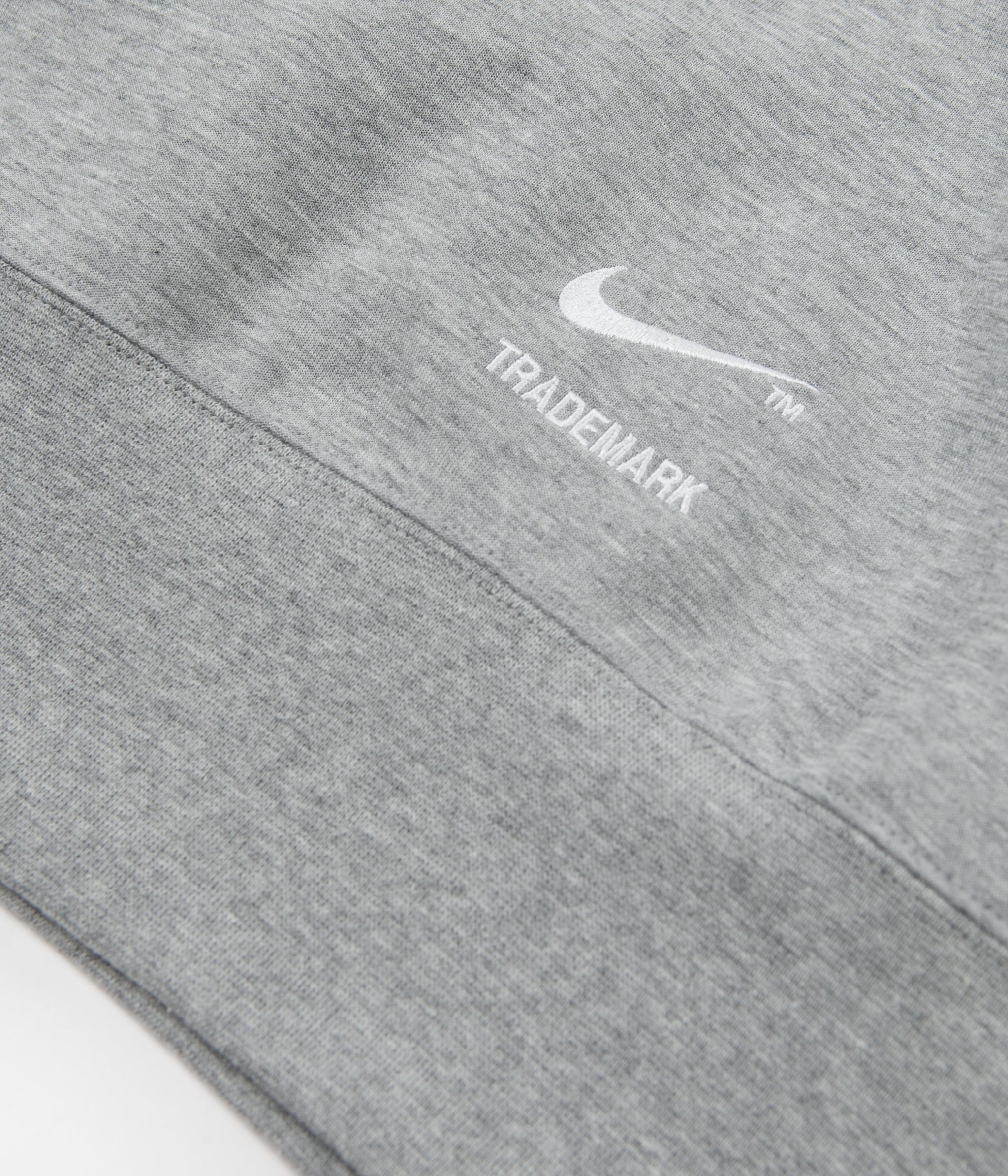 Nike Swoosh Tech Fleece Hoodie - Dark Grey Heather / White / White ...