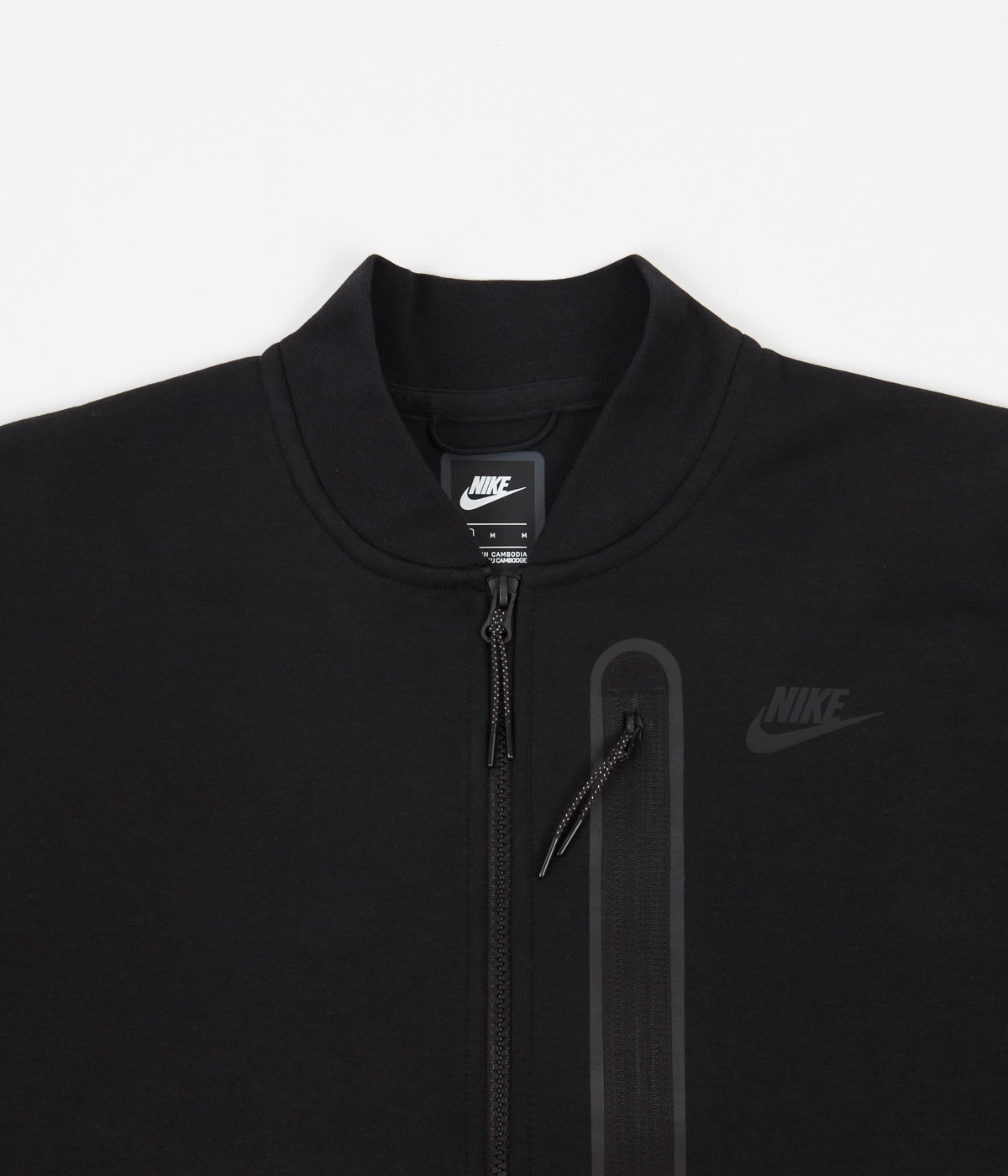 tech fleece jacket black