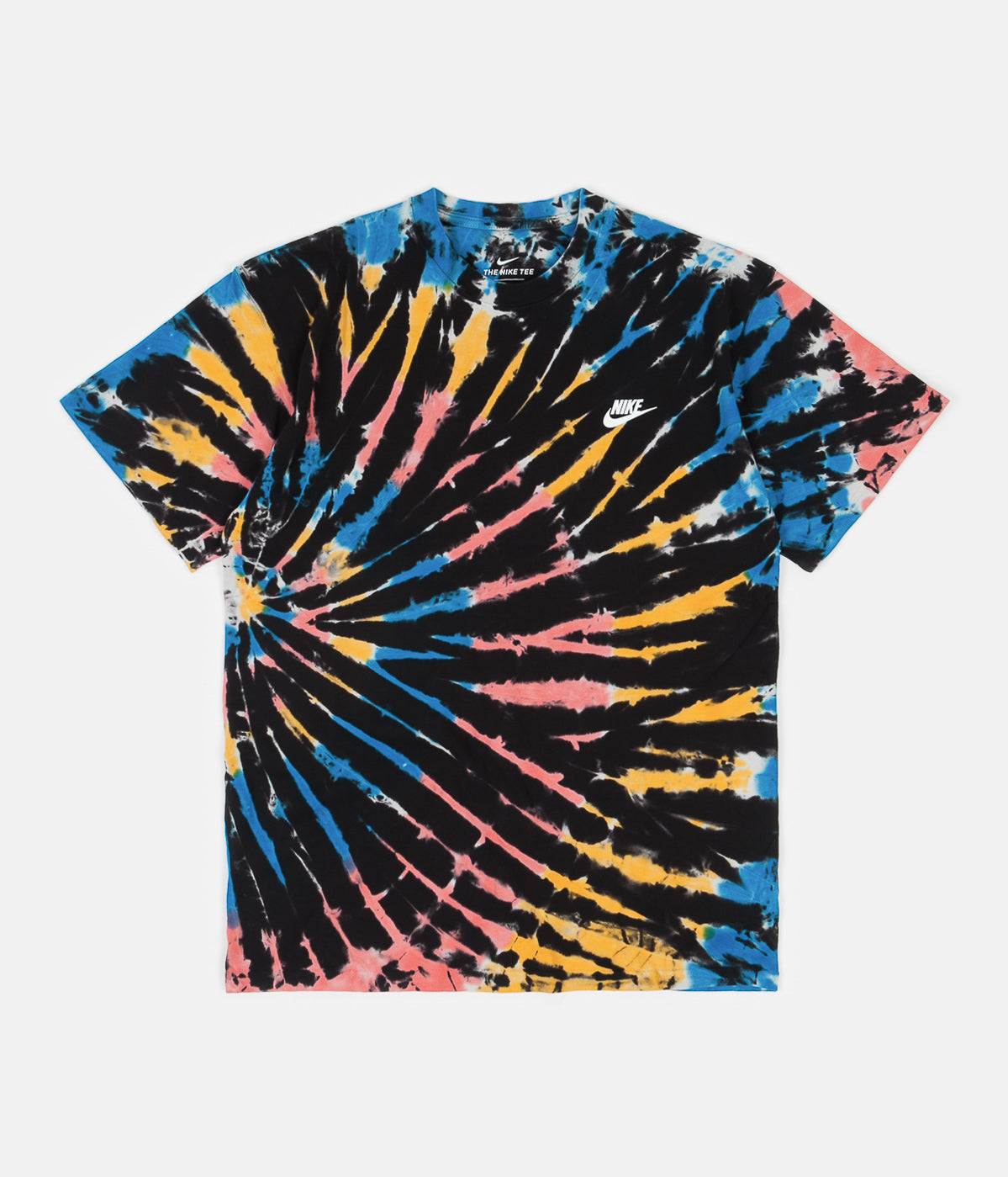 Nike Tie-Dye T-Shirt - Black / Bright Crimson / White | Always in Colour