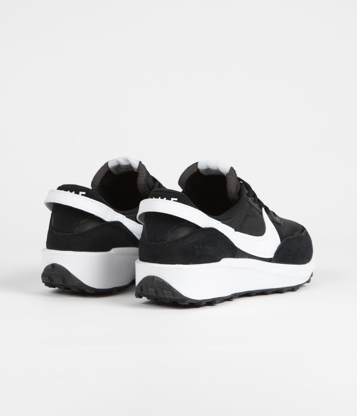 Nike Waffle Debut Shoes - Black / White - Orange - Clear | Always in Colour