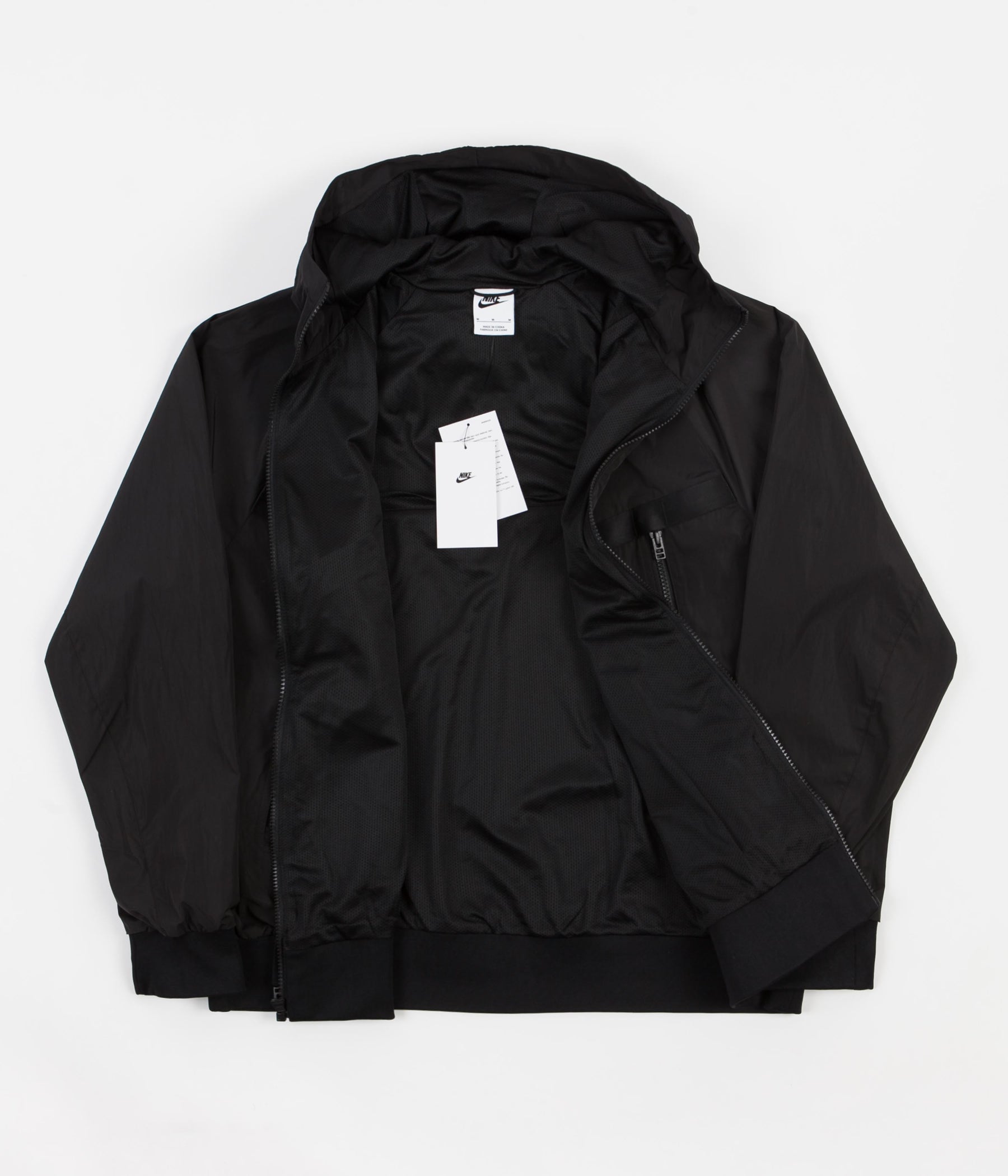 Nike Windrunner Hooded Jacket - Black / Black / Black | Always in Colour