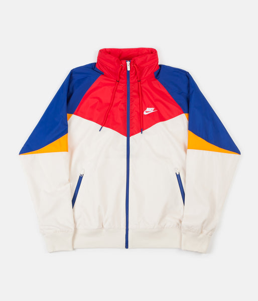 nike windrunner jacket red and blue