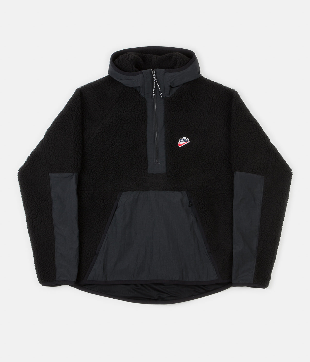 black nike half zip