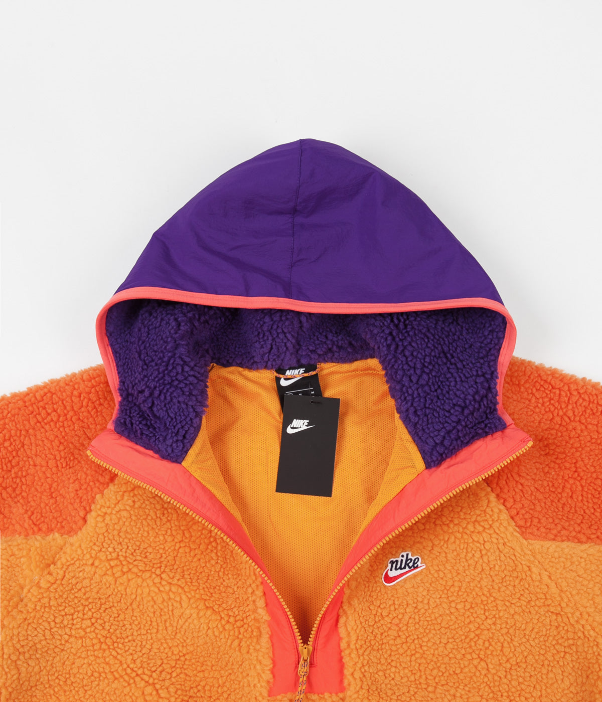 nike purple half zip