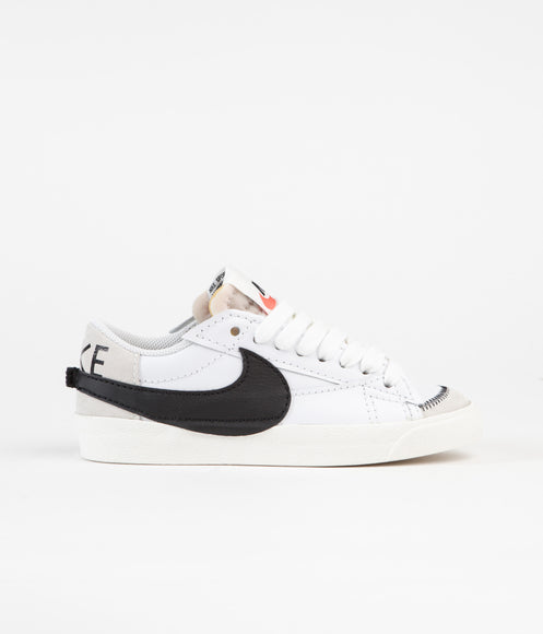 Nike Womens Blazer Low '77 Jumbo Shoes - White / Black - White - Sail ...