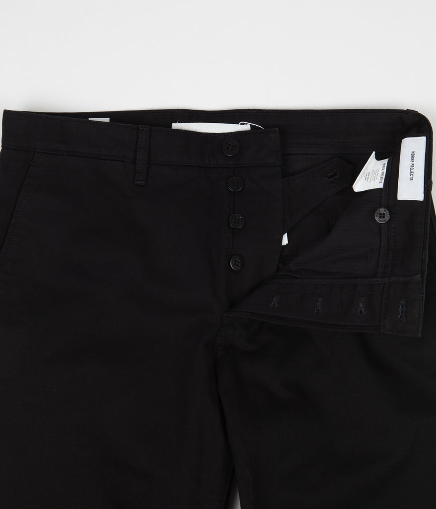 Norse Projects Aros Heavy Pants - Black | Always in Colour