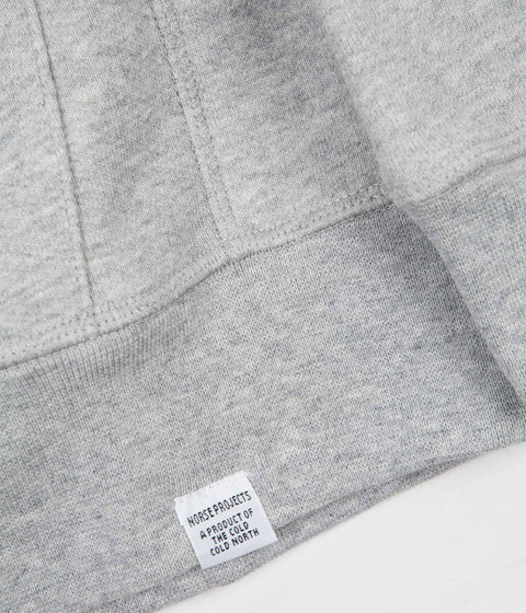 Norse Projects Ketel Summer Classic Hoodie - Light Grey Melange ...
