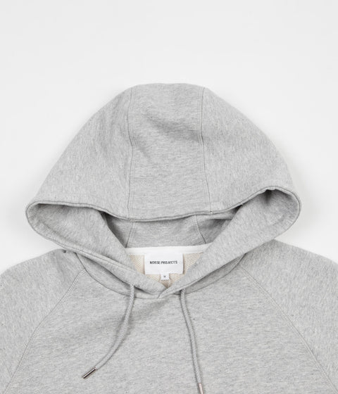 Norse Projects Ketel Summer Classic Hoodie - Light Grey Melange ...