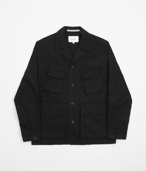 Norse Projects Mads Ripstop Tab Series Jacket - Black | Always in Colour