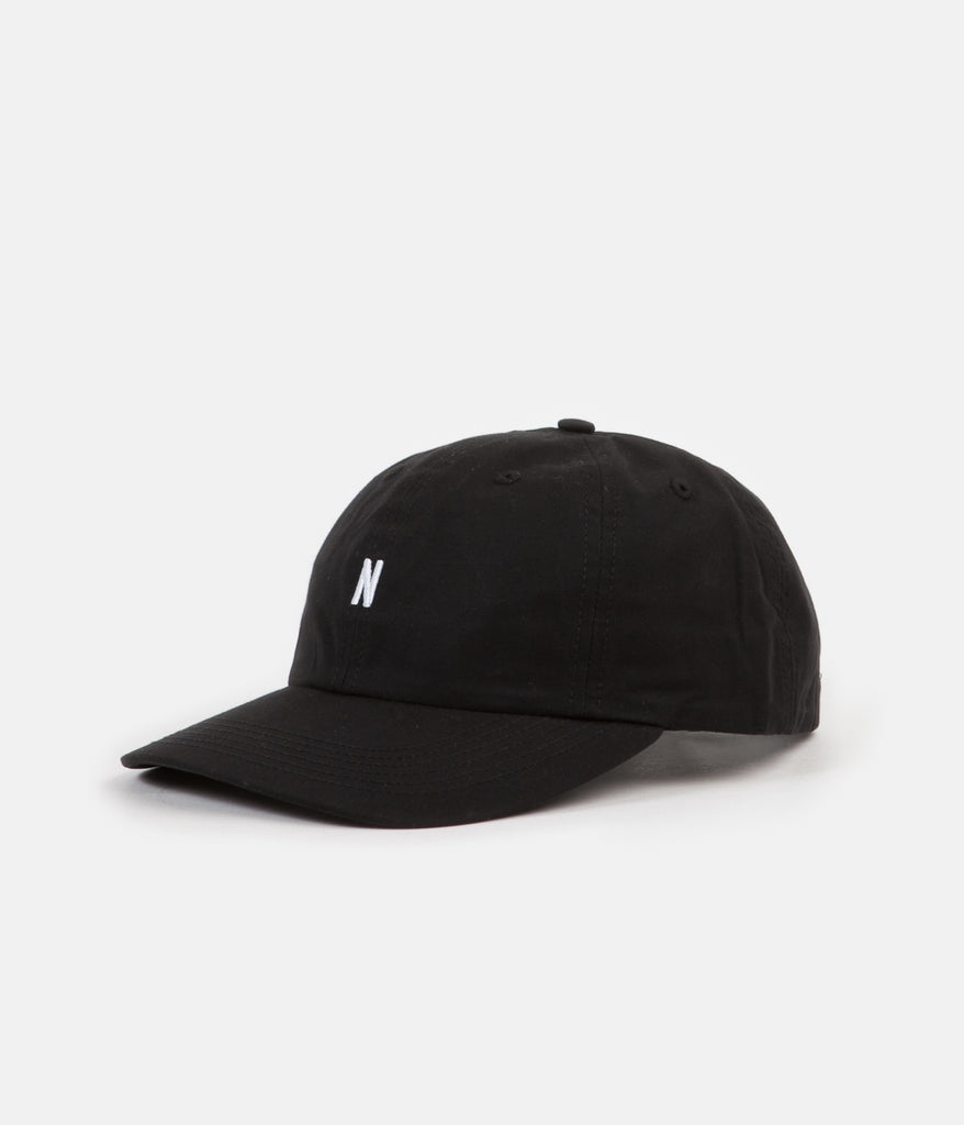 Norse Projects Norse Sports Cap - Black | Always in Colour