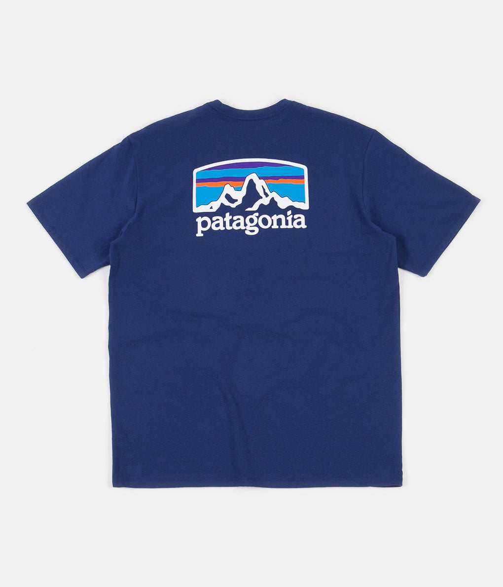 Patagonia Fitz Roy Horizons Responsibili-Tee T-Shirt - Superior Blue ...