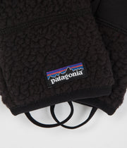 Patagonia Retro Pile Gloves - Black | Always in Colour