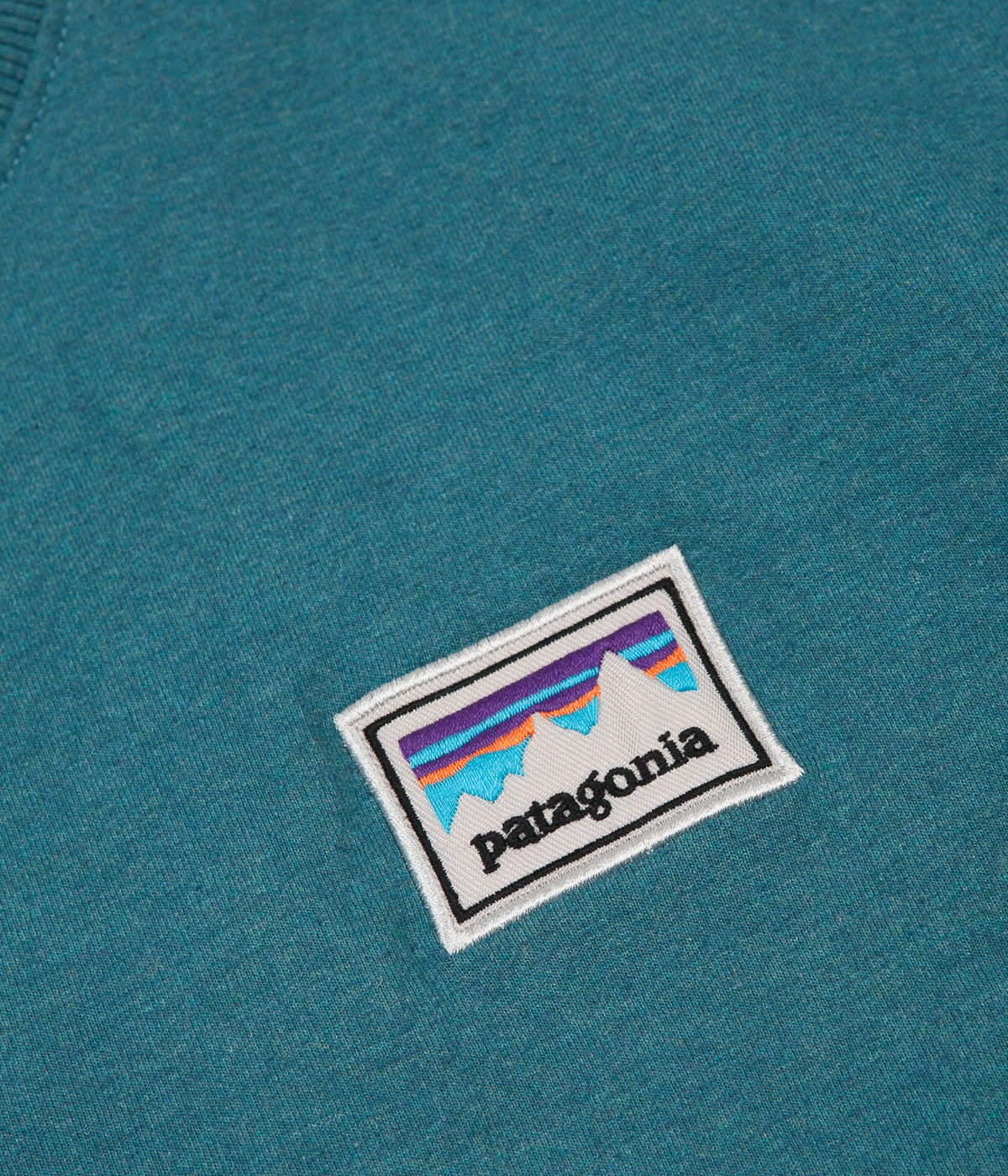 Patagonia Shop Sticker Patch Uprisal Crewneck Sweatshirt - Tasmanian T ...