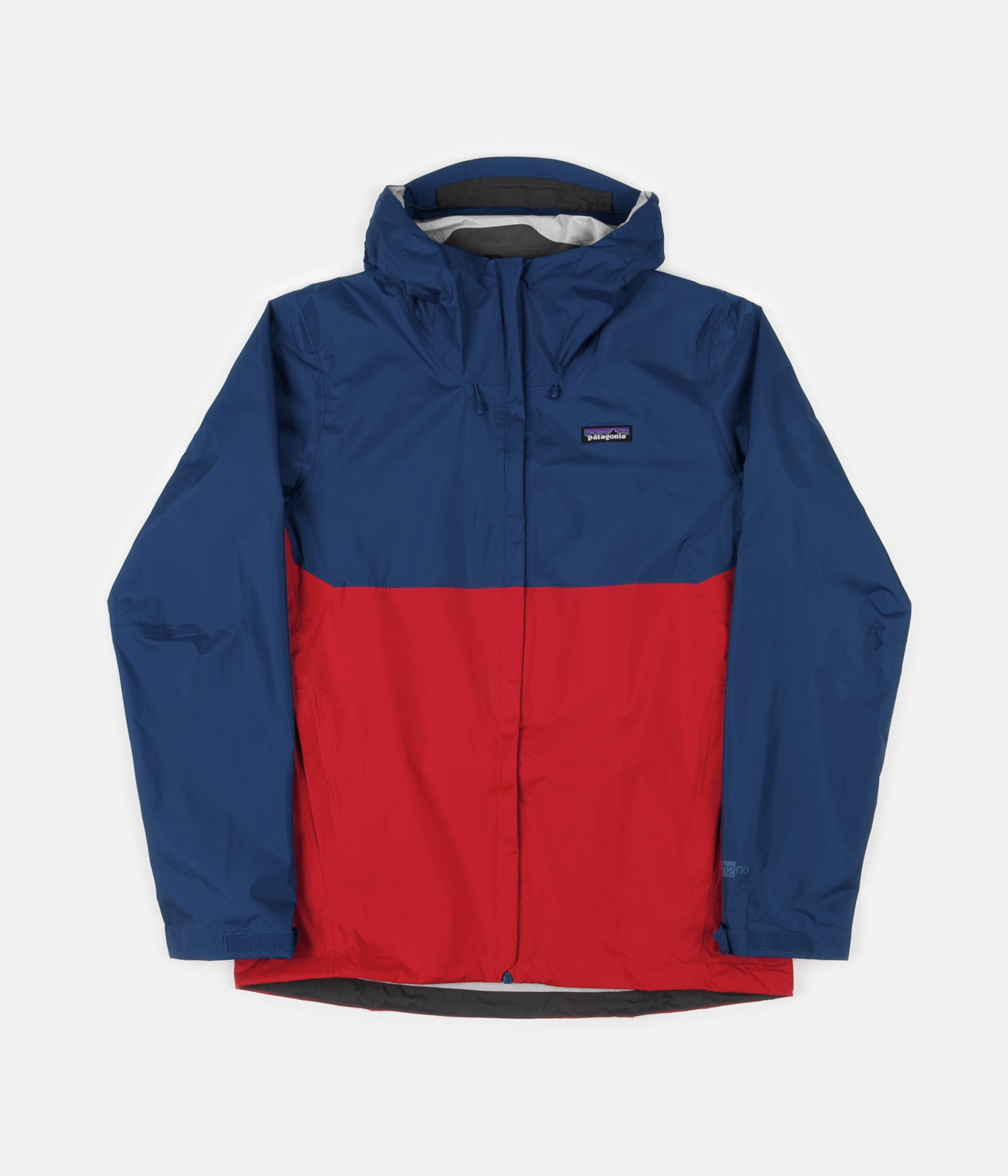 Patagonia Torrentshell Jacket - Big Sur Blue / Fire Red | Always in Colour