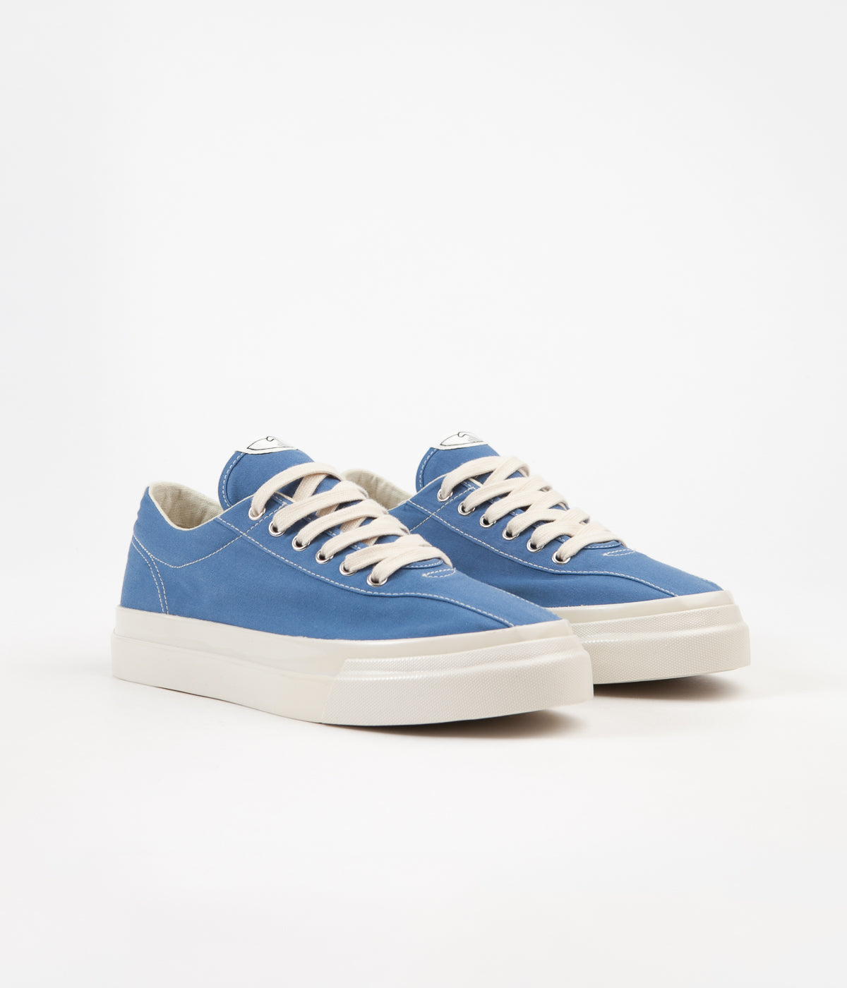 Stepney Workers Club Dellow Canvas Shoes - Dust Blue | Always in Colour