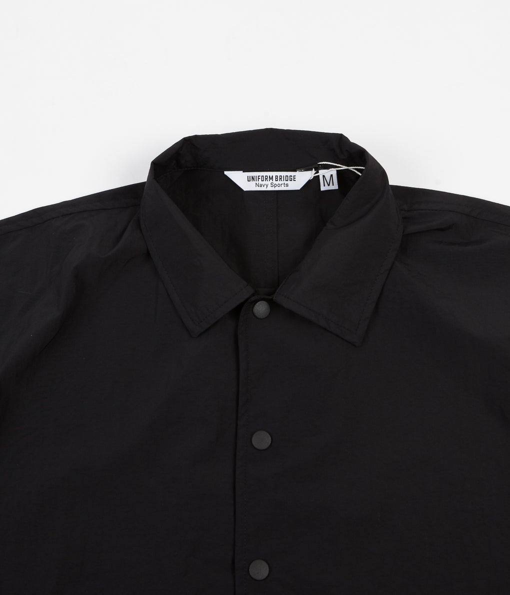 Uniform Bridge Pullover Short Sleeve Shirt - Black | Always in Colour