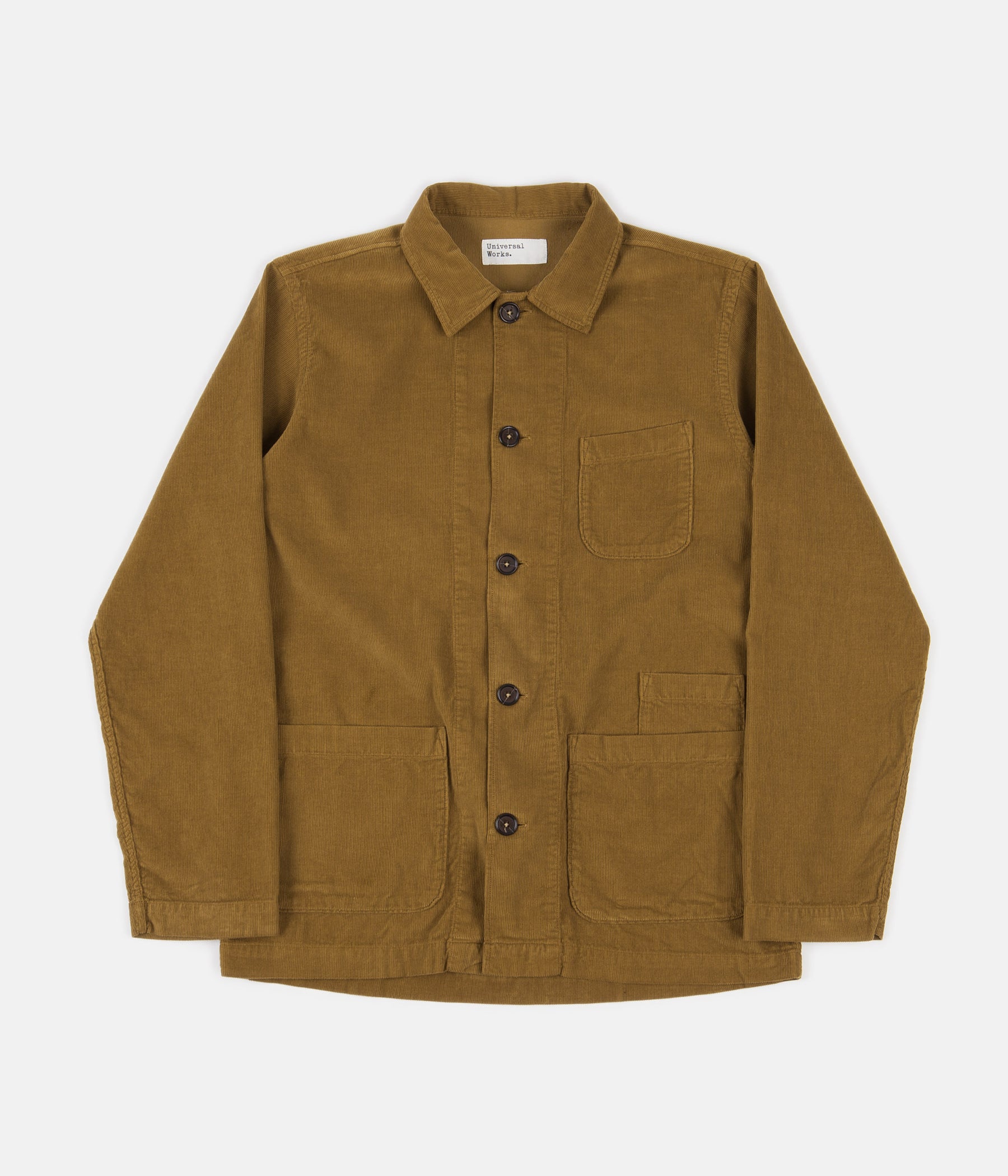 Universal Works Bakers Overshirt - Mustard | Always in Colour