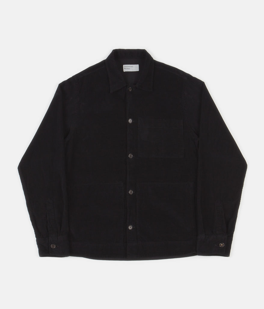 Universal Works Uniform Shirt - Black | Always in Colour