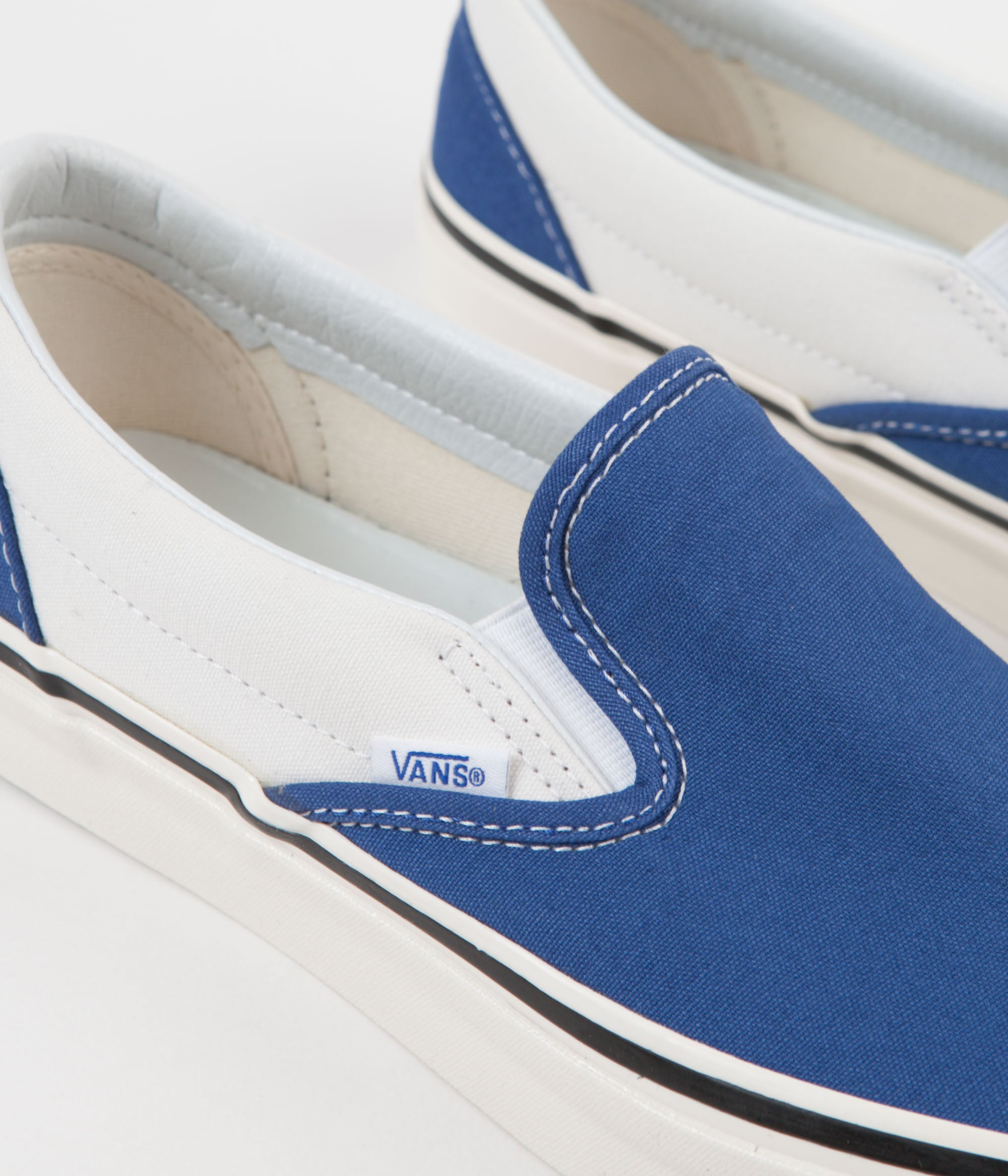 Vans Classic Slip-On 98 DX Anaheim Factory Shoes - OG Blue / White ...