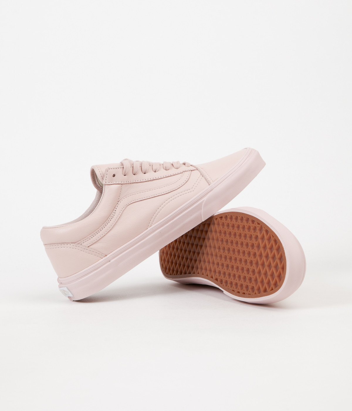 vans rose leather