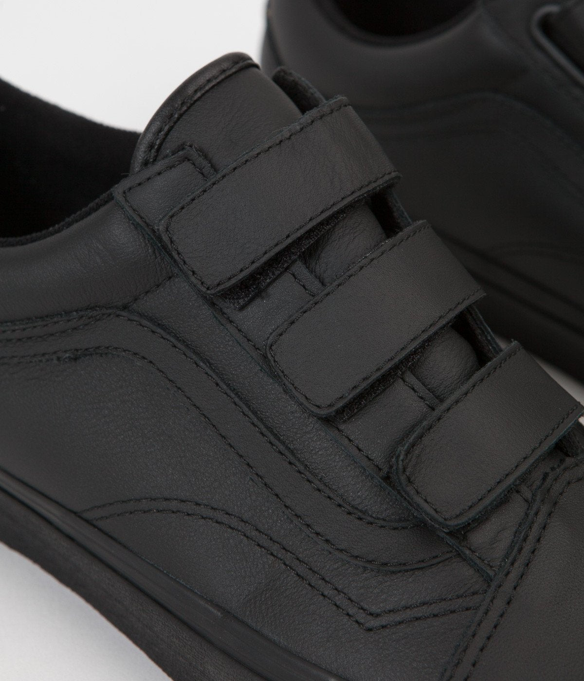 vans black leather shoes nz