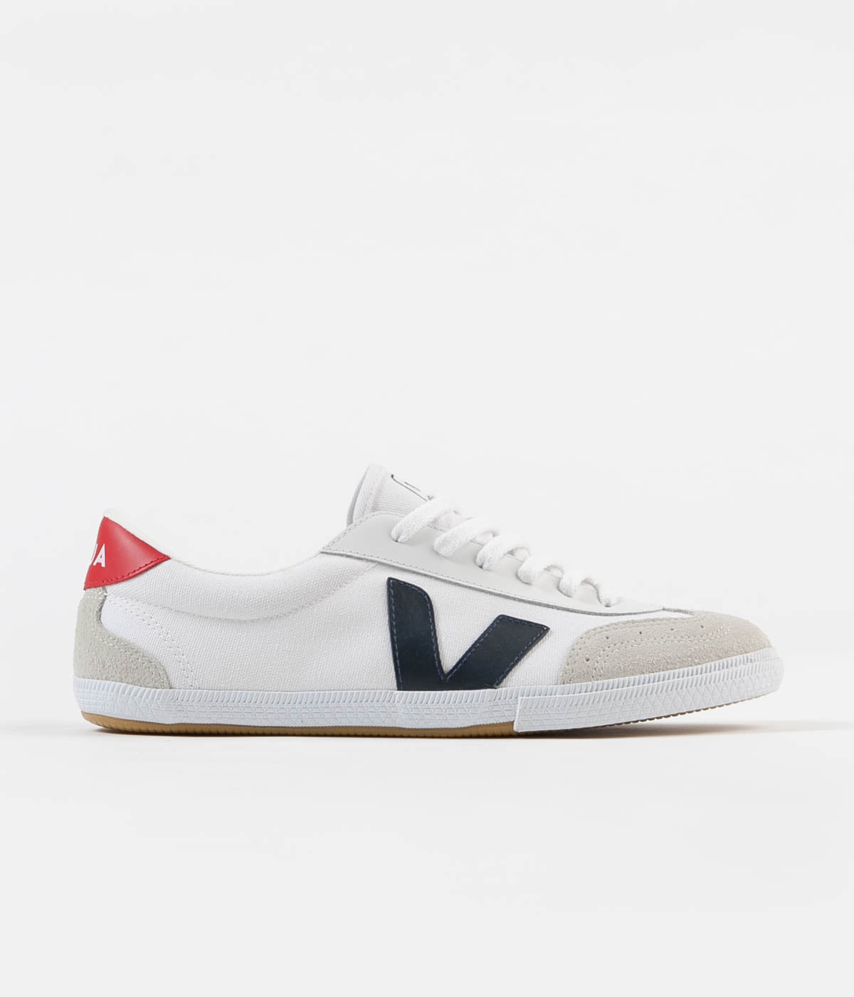 Veja Volley Canvas Shoes - White / Nautico / Pekin | Always in Colour