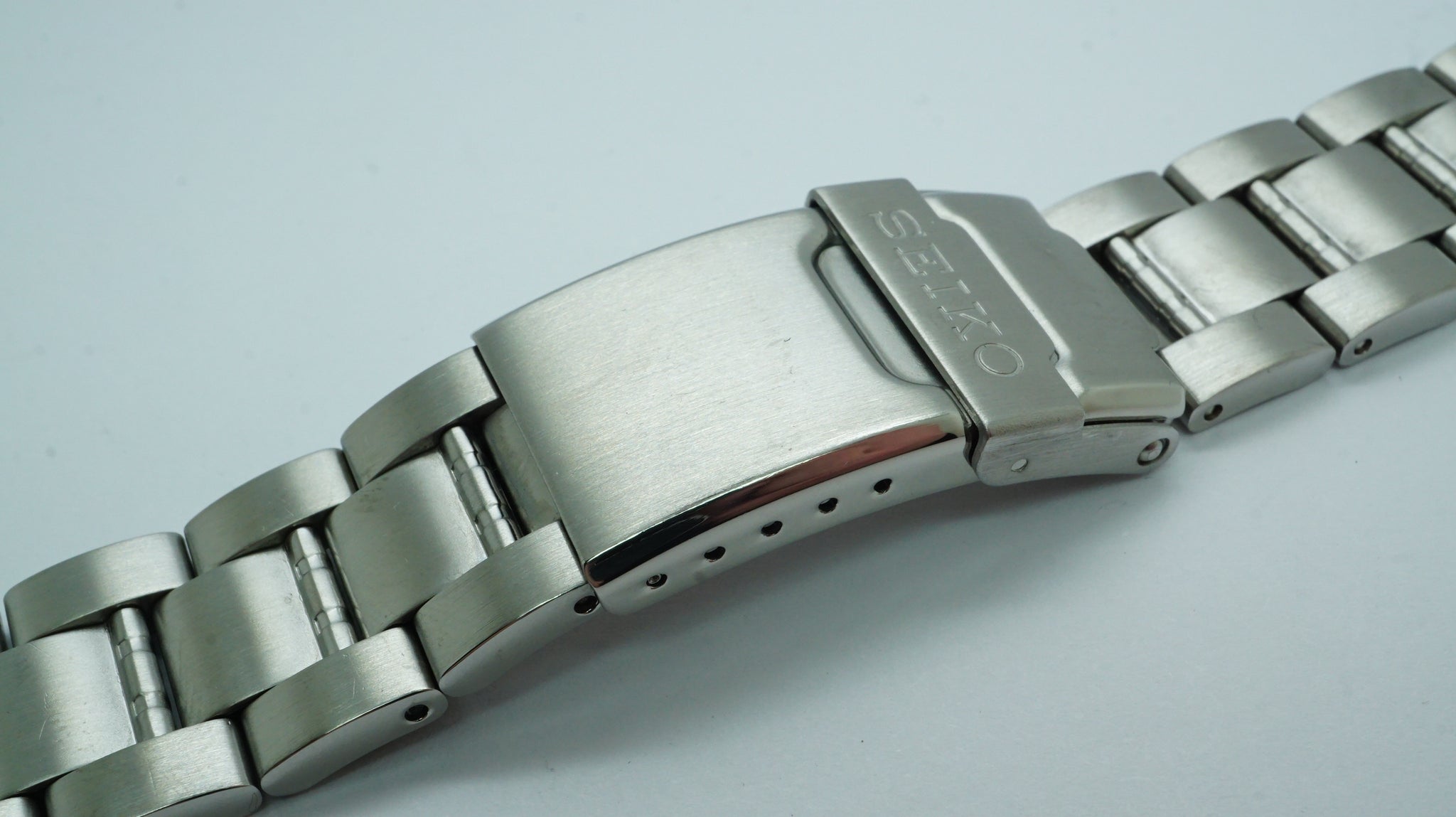 Seiko Oyster Style Bracelet - 19mm Clasp / 20mm Lug Fit – Welwyn Watch ...
