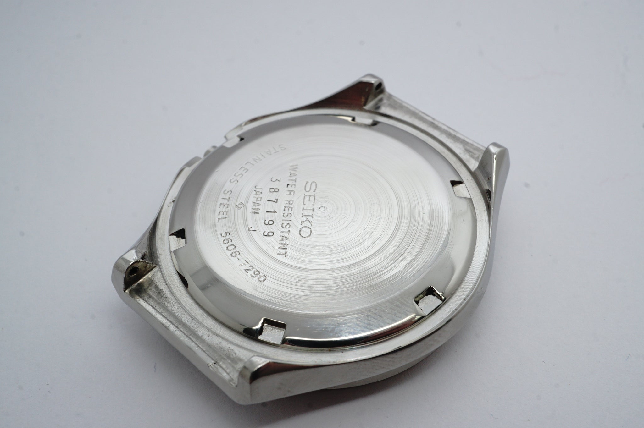 Seiko Watch Case - Stainless Steel - Model 5606-7290 - 36.5mm – Welwyn ...