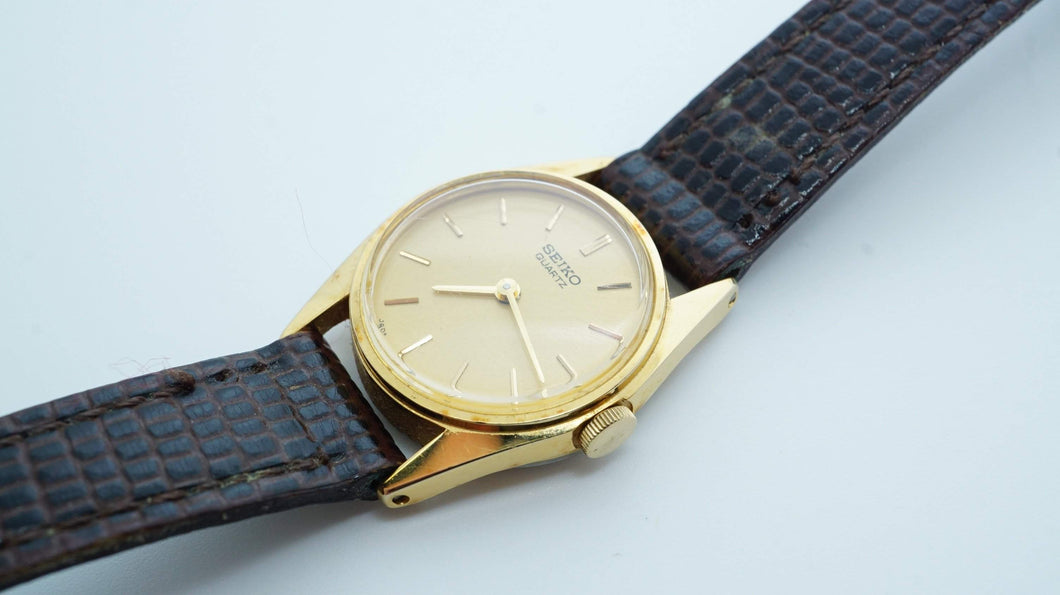 Seiko Ladies Quartz Vintage Gold Plated Watch - 5420-0090 – Welwyn Watch  Parts